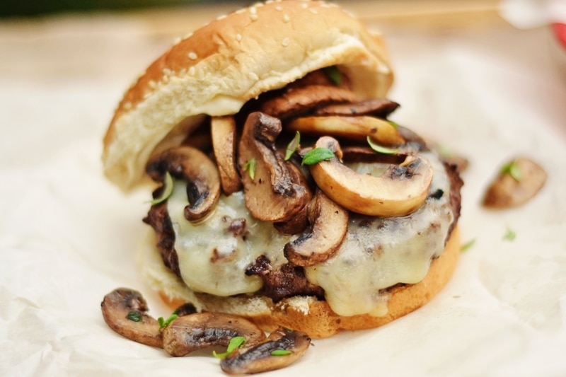 mushroom burger sauce