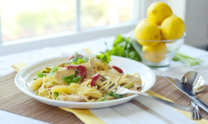 Chicken Linguine with Lemon Sauce