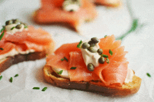 #LittleFiggyFood - #SmokedSalmon - #Crostini - #Appetizers