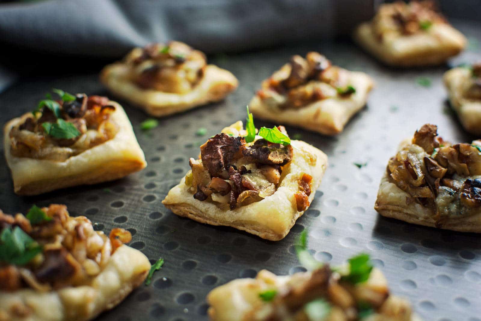 Caramelized Shallot Tarts - Little Figgy Food