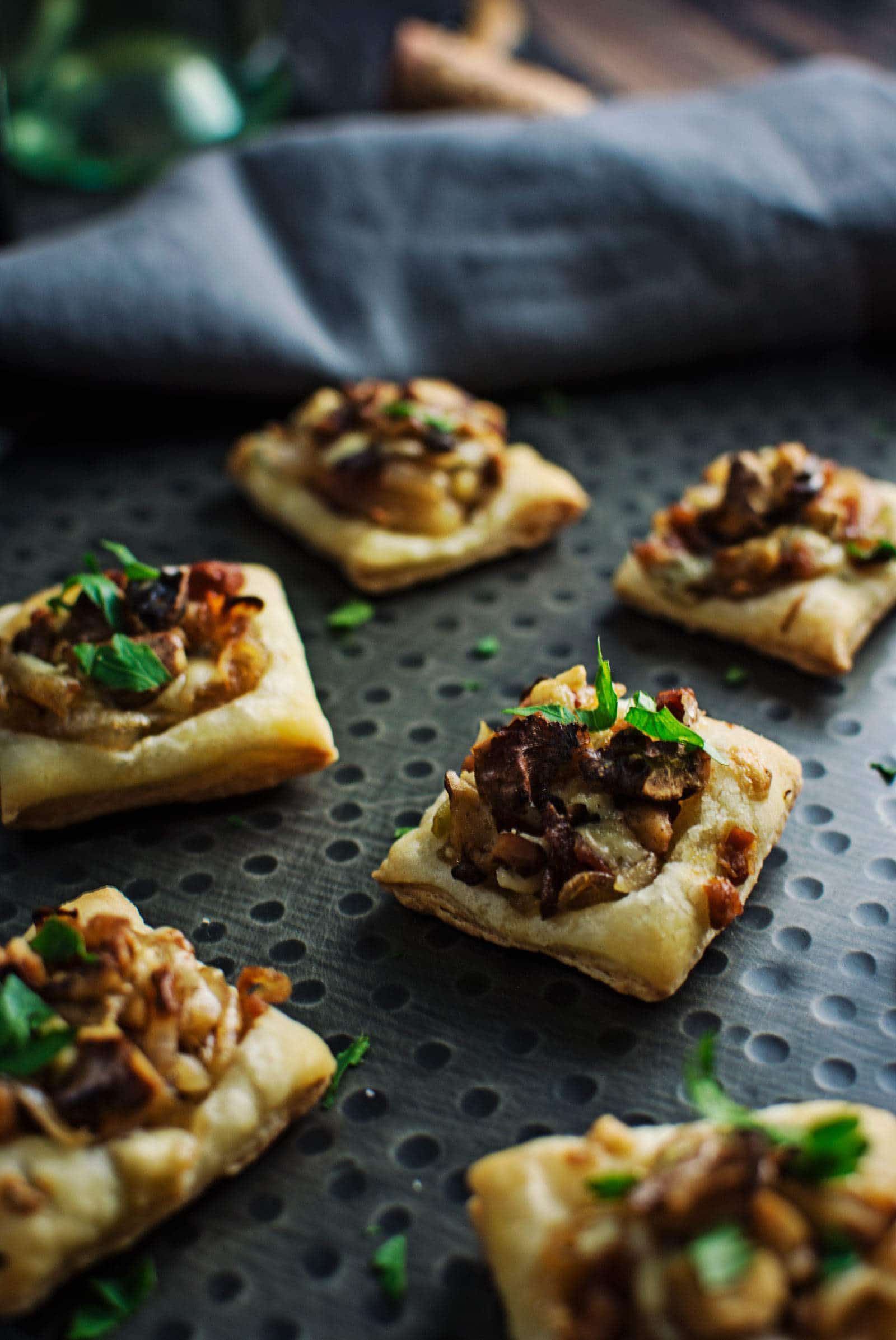 Caramelized Shallot Tarts - Little Figgy Food