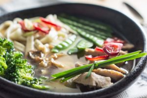 Enjoy this soothing Chinese inspired Chicken Noodle Soup, it's so comforting and full of goodness! Recipe @LIttleFiggyFood