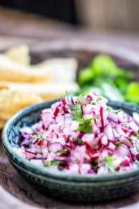 Fresh Radish Salsa Recipe - Radish Pico de Gallo