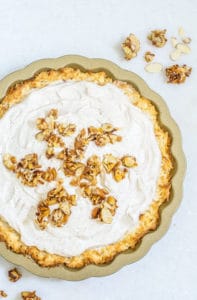 Chai Coconut Macaroon Pie recipe