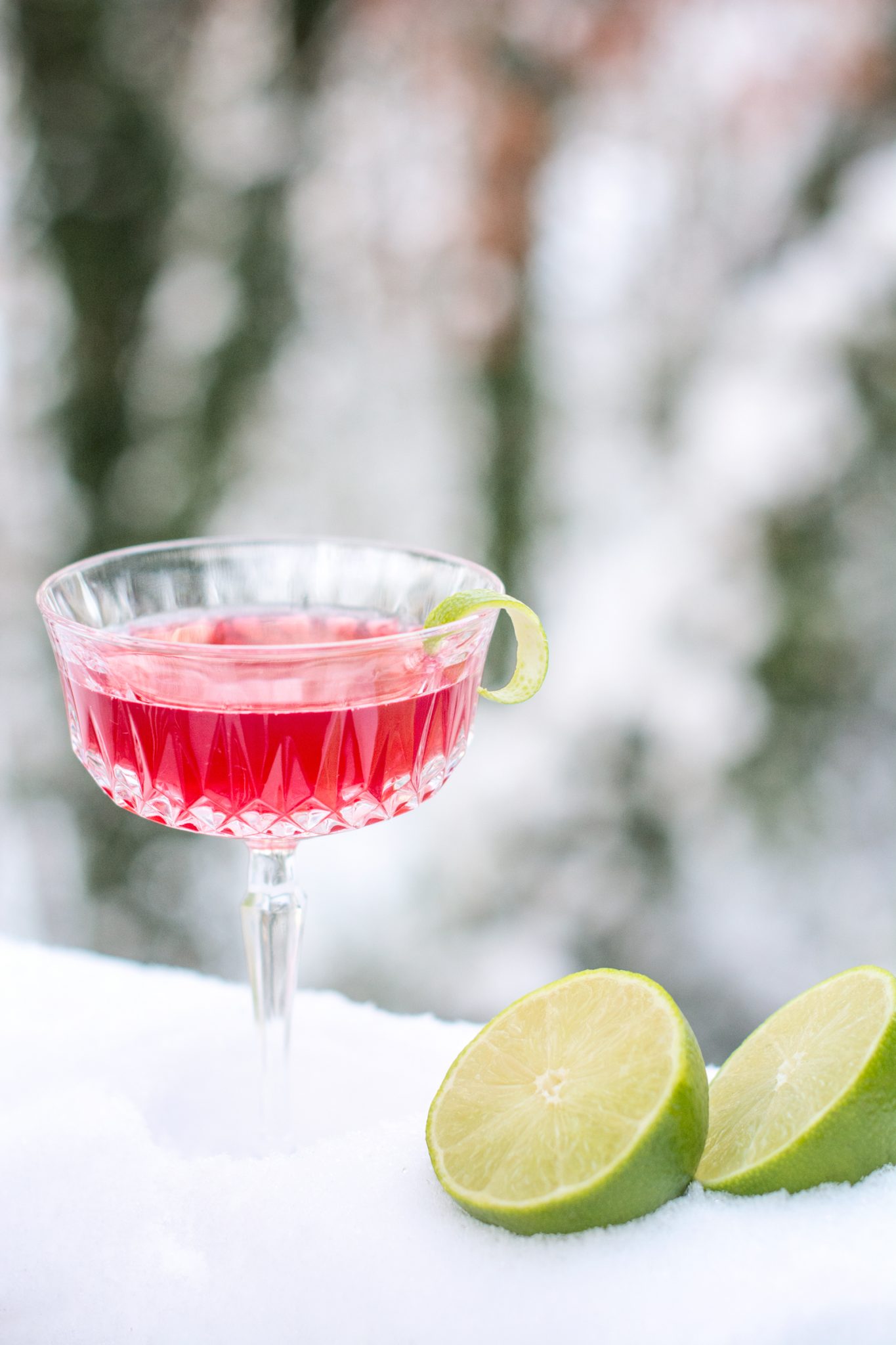 Pomegranate Daisy Cocktail, a great drink for celebrating the holidays!