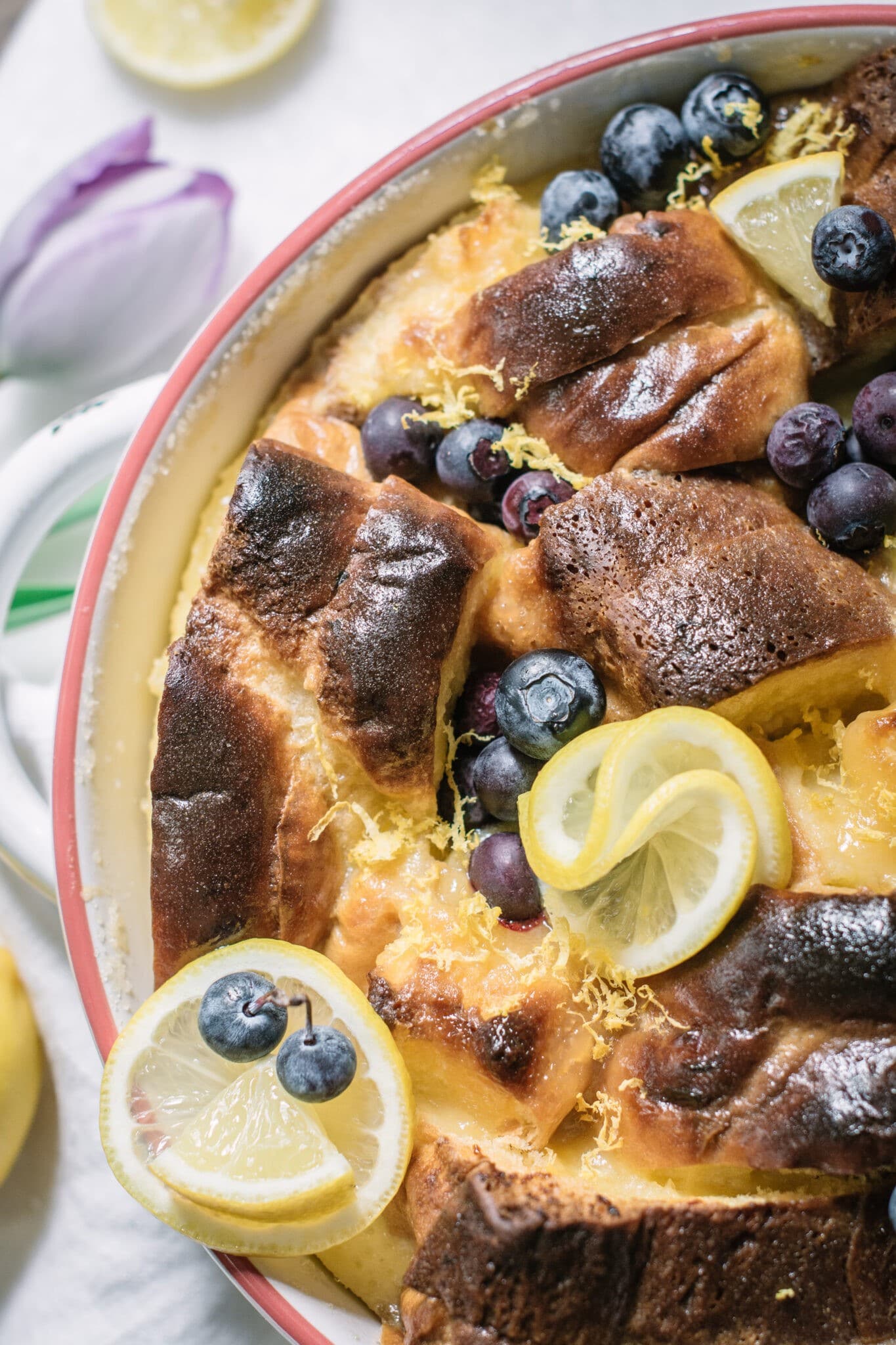 Brioche Bread Pudding With Lemon Curd Little Figgy Food