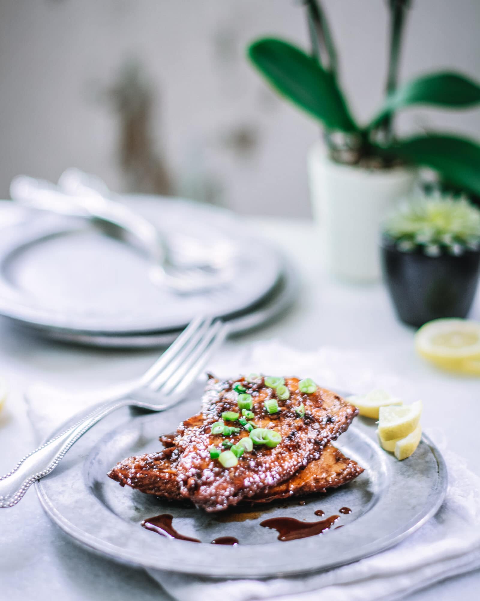 Earl Grey Balsamic Glazed Salmon Recipe