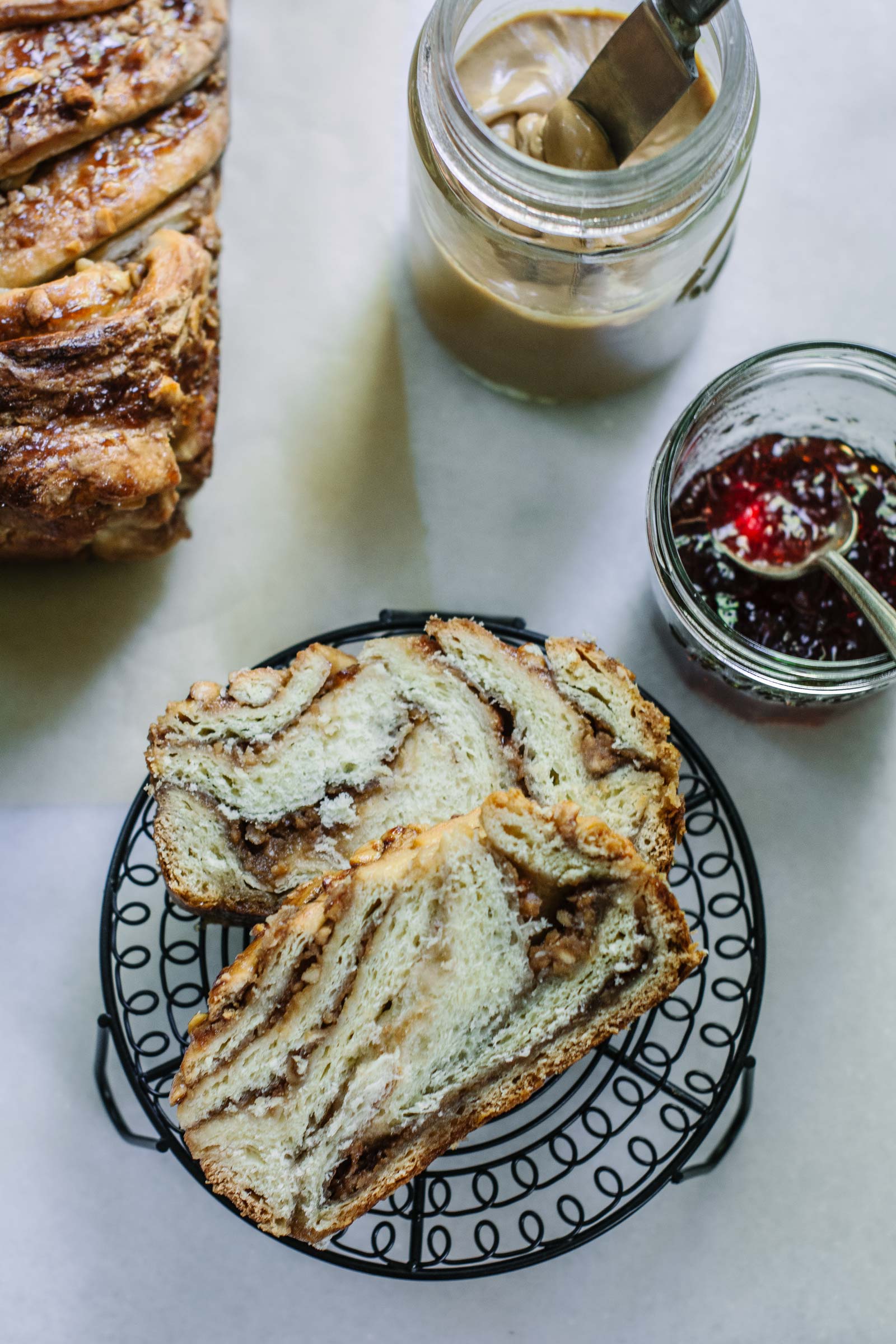 Peanut Butter And Jelly Babka Recipe Little Figgy Food