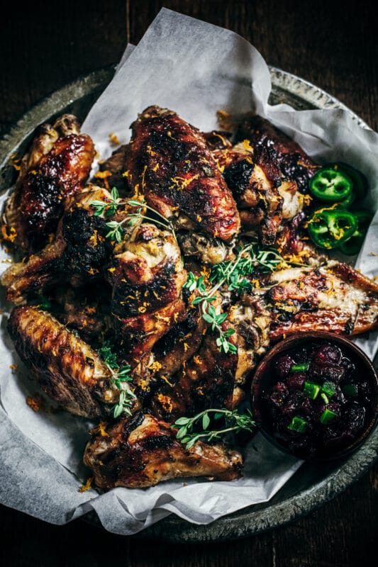 Baked Chicken Wings Recipe With Apple Butter Little Figgy Food