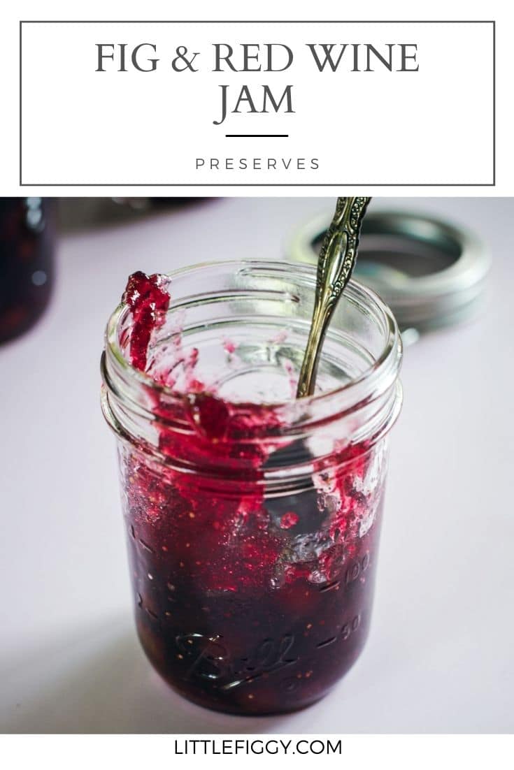 Preserves Easy to Make Fig Rosemary Red Wine Jam Recipe Little Figgy